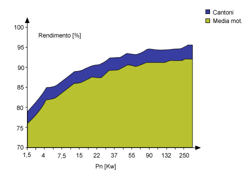 Motori Cantoni - Rendimento